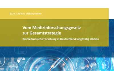 Leopoldina veröffentlicht Stellungnahme zum Medizinforschungsgesetz