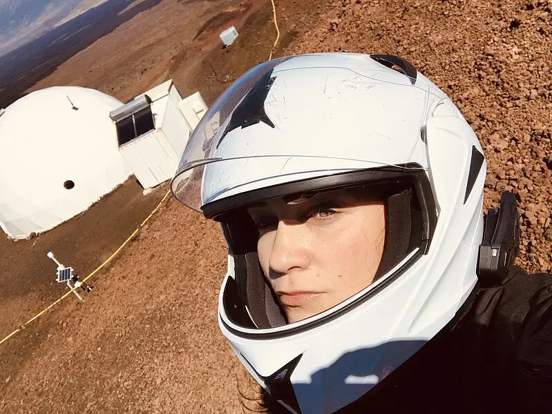 Auf Hawaii finden Trainings für Astronautinnen und Astronauten statt, die den Aufenthalt auf dem Mond oder Mars simulieren. Daniela Bezdan war als Koordinatorin an einer dieser Missionen beteiligt. | Quelle: Daniela Bezdan | Copyright: Universitätsklinikum Tübingen / Daniela Bezdan