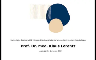 Wir trauern um Prof. Dr. med. Klaus Lorentz