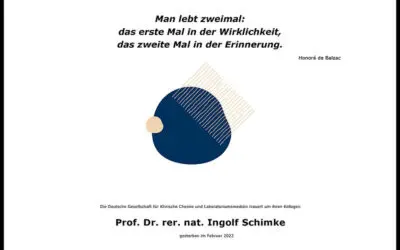 Wir trauern um Prof. Dr. rer. nat. Ingolf Schimke