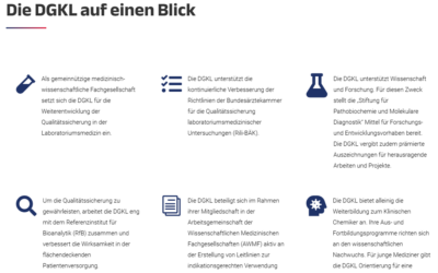 VORGESTELLT: Deutsche Gesellschaft für klinische Chemie und Laboratoriumsmedizin (DGKL)