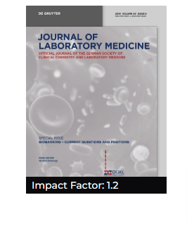 Credits: Journal of Laboratory Medicine Official Journal of the German Society of Clinical Chemistry and Laboratory Medicine and affiliated with the Austrian Society of Laboratory Medicine and Clinical Chemistry