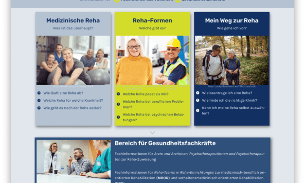 Neue Website erleichtert Reha-Suche