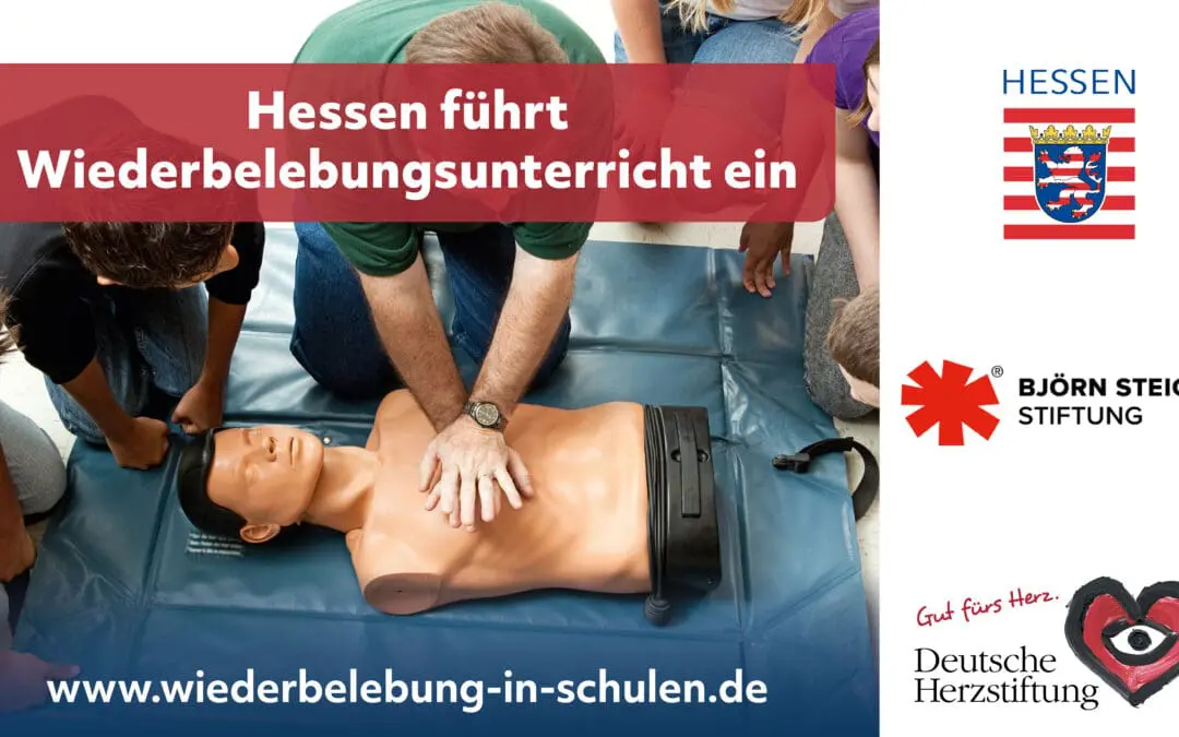 Novum: Hessen führt Wiederbelebungsunterricht in Schulen ein