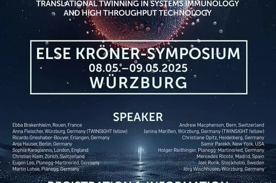 Bahnbrechende Wissenschaft trifft auf transformative Therapien: Else Kröner-Symposium in Würzburg