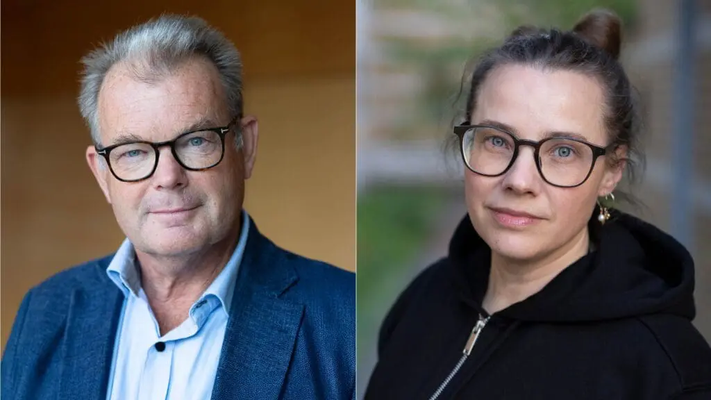 Bo Söderpalm und Andrea de Bejczy, Sahlgrenska Akademie an der Universität Göteborg (Foto: Josefin Bergenholtz)