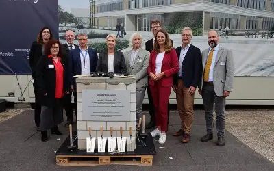 Grundsteinlegung für Helmholtz-Institut für One Health in Greifswald