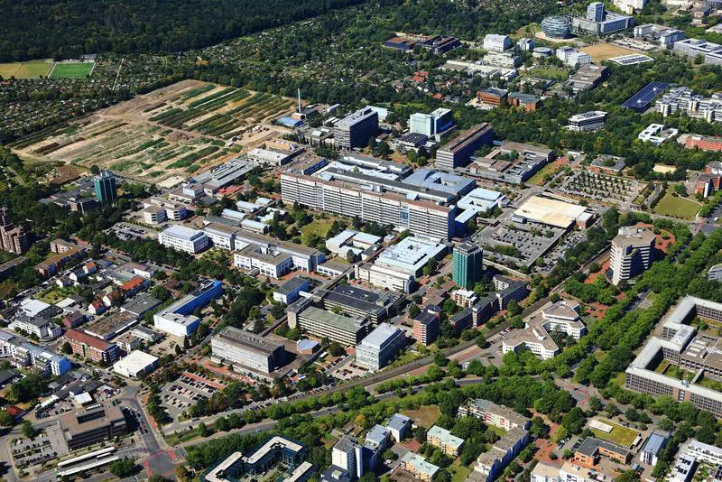 Luftbild der MHH, Juli 2025 | Quelle: Copyright: MHH
