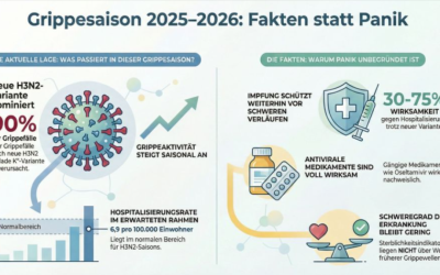 H3N2: Fakten statt Panik – Die aktuelle Grippesituation 2025/2026 verständlich erklärt