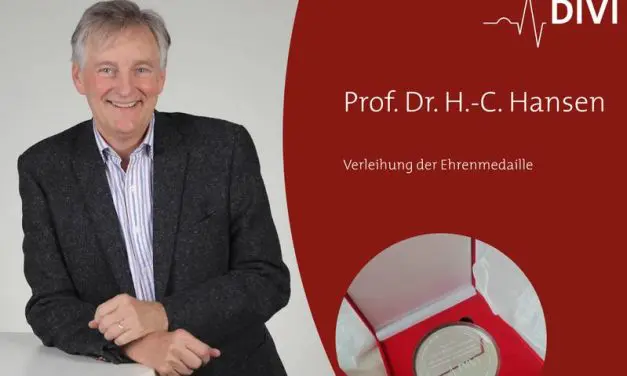 DIVI-Ehrenmedaille für Professor Hans-Christian Hansen