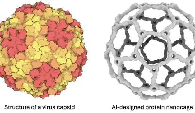 Nobelpreisträger David Baker entwirft künstliche Protein-Nanokäfige nach viralem Vorbild