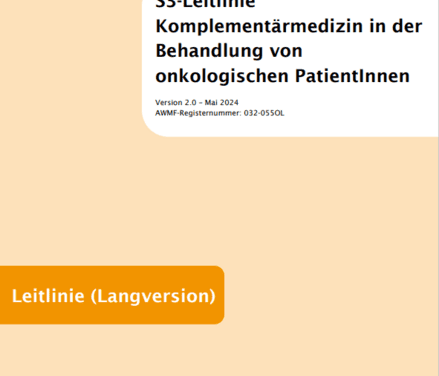 Onkologie: S3-Leitlinie Komplementärmedizin aktualisiert