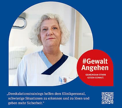 Gesetzliche Unfallversicherung weitet Kampagne #GewaltAngehen auf Gesundheitsdienst aus