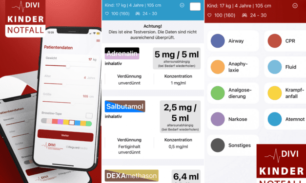 Neue DIVI-Kindernotfall-App verfügbar