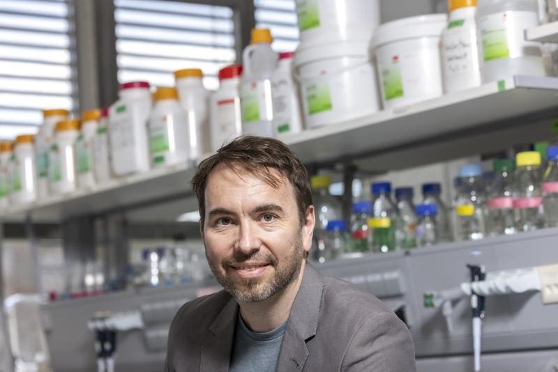 Gustav Oberdorfer from the Institute of Biochemistry at TU Graz. | Source: Helmut Lunghammer | Copyright: Lunghammer - TU Graz