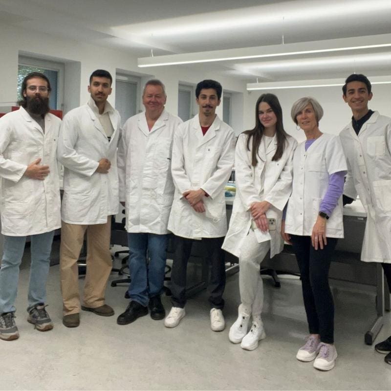Students of the M-course of the Staatliche Studienkolleg of Nordhausen University of Applied Sciences during practical experiments in the laboratory for applied microbiology.
