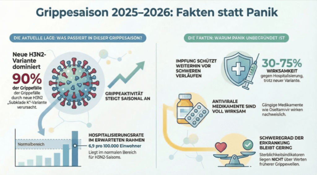 Flu season 2025/2026: H3N2 and the consequences. Copyright: labnews.io by LabNews Media LLC 