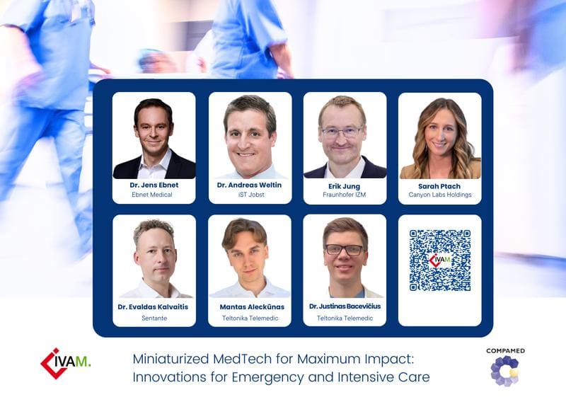 Speakers at the digital COMPAMED Innovation Forum | Source: private | Copyright: IVAM