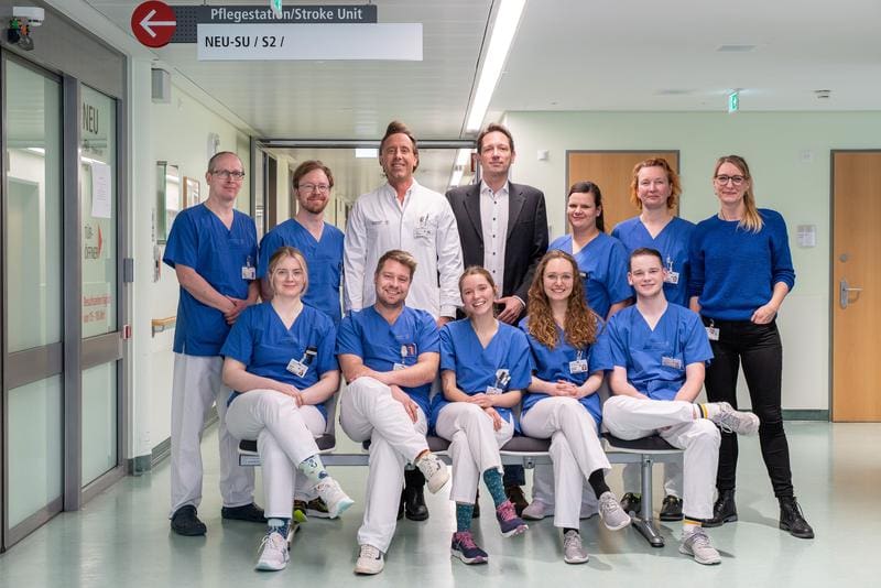 The team of the Interprofessional Training Station (IPSTA). | Source: UKDD/Michael Kretzschmar 