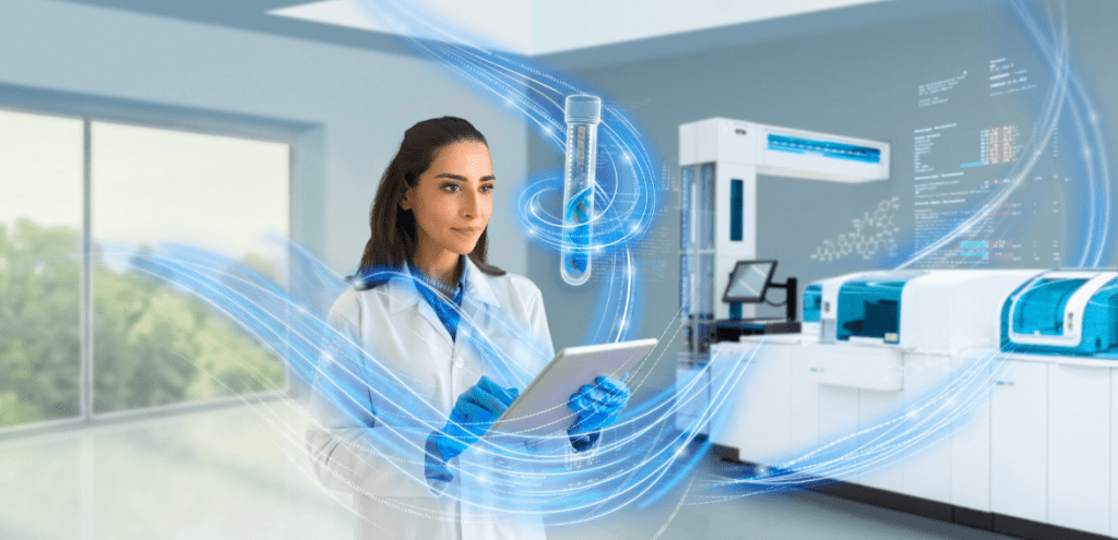 The laboratory of the future. Credits: Roche