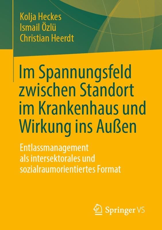 Reference book on discharge management. Credits: Springer