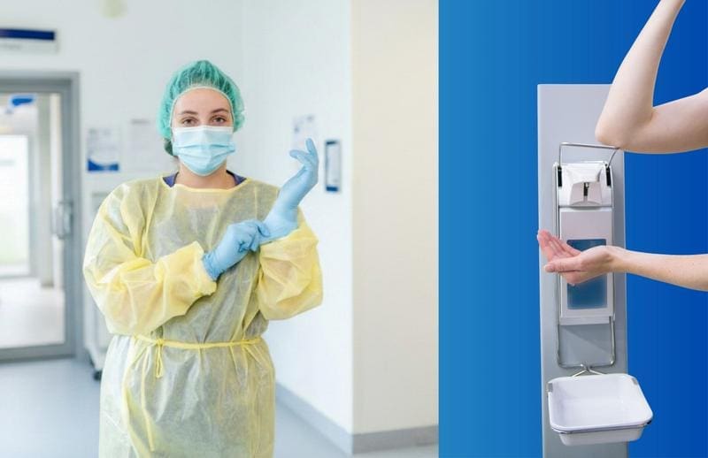 The observational study PREVENT examines the influence of various hygiene measures on VRE bloodstream infections. Some clinics implement glove and gown care, others isolate patients, and others pay attention to thorough hand disinfection | Source: Salih Usta | Copyright: FM   