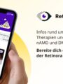 Innovativer digitaler Begleiter Retinora soll das tägliche Leben für Patient:innen mit Makulaerkrankungen erleichtern. Copyright: Roche